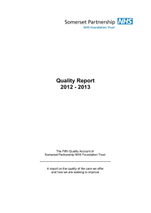 Quality Report 2012 - 2013