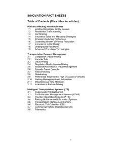 INNOVATION FACT SHEETS Table of Contents (Click titles for articles)