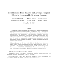 Local Indirect Least Squares and Average Marginal