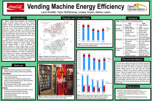 Vending Machine Energy Efficiency Introduction Analysis