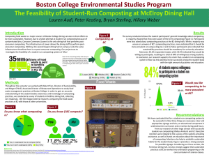 Boston College Environmental Studies Program Introduction