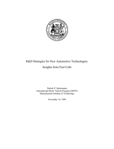 R&amp;D Strategies for New Automotive Technologies: Insights from Fuel Cells