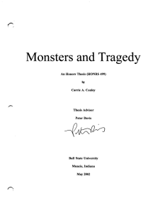 Monsters and Tragedy r