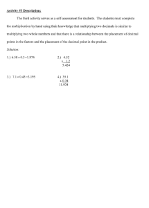 Activity #3  Description: