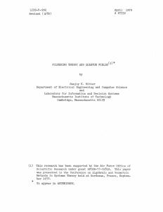 LIDS-P- 902 April  1979 Revised  (3/80) # 87552