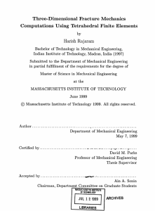 Three-Dimensional  Fracture Mechanics