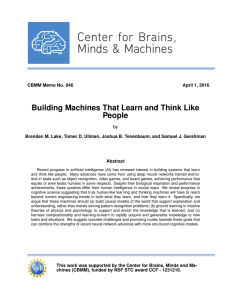 Building Machines That Learn and Think Like People