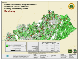 Kentucky Forest Stewardship Program Potential on Private Forest Lands and Existing Stewardship Plans