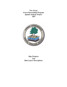 New Jersey Forest Stewardship Program Spatial Analysis Project 2007