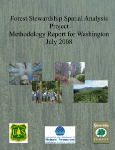 Forest Stewardship Spatial Analysis Project Methodology Report for Washington July 2008