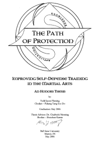 THE PATH OF PROTECTIon ImPROVIDG
