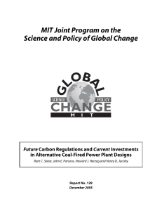 MIT Joint Program on the Science and Policy of Global Change Future