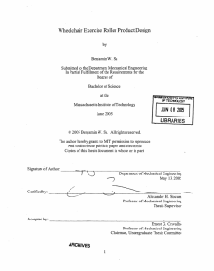 Wheelchair  Exercise  Roller Product  Design
