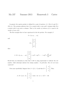 Ma 237 Summer 2013 Homework 3 Carter