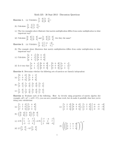 Math 225 · 26 Sept 2013 · Discussion Questions