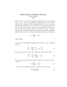 Related Rates Problems Solutions