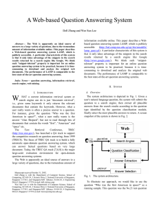 information available online. This paper describes a Web-