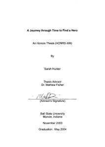 A Journey through Time to Find a Hero By Sarah  Hunter