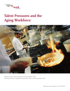 Talent Pressures and the Aging Workforce: Responsive Action Steps for the