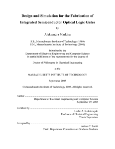 Design and Simulation for the Fabrication of Aleksandra Markina