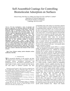 corresponding metal oxide surfaces by electrostatic attraction Abstract