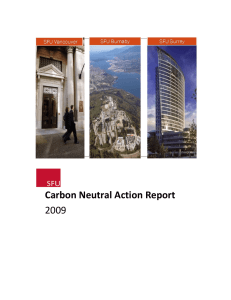 Carbon Neutral Action Report 2009