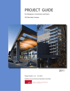 PROJECT  GUIDE  2011 For Designers, Contractors and Users