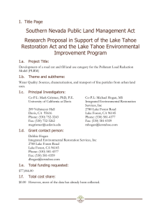 Southern Nevada Public Land Management Act