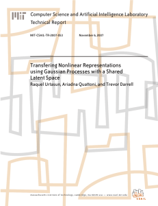 Transfering Nonlinear Representations using Gaussian Processes with a Shared Latent Space