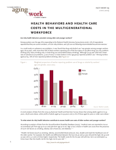 health behaviors and health care costs in the multigenerational workforce fact sheet 23