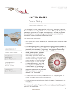 united states Public Policy november global policy brief no.5