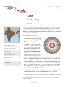 india Public Policy april global policy brief no.12