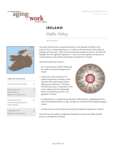 ireland Public Policy global policy brief no.13 september 2010