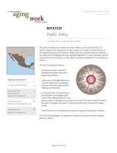 mexico Public Policy january global policy brief no.15