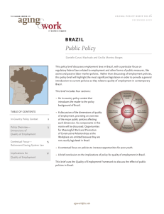 brazil Public Policy december global policy brief no.16