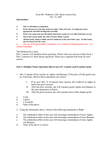 Econ 001: Midterm 2 (Dr. Stein) Answer Key Nov 13, 2007 • Instructions: