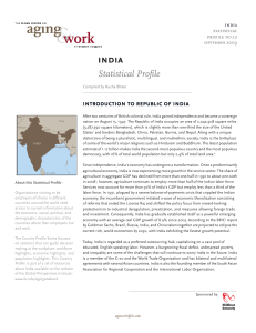 india Statistical Profile introduction	to	republic	of	india