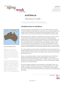 australia Statistical Profile introduction	to	australia