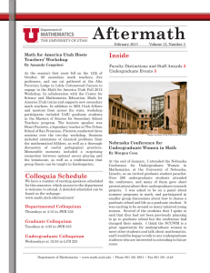 Aftermath Inside Volume 12, Number 2 February 2013