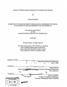 Creation of Nonlinear  Density Gradients  for Use in... By Victoria Sian  Harris