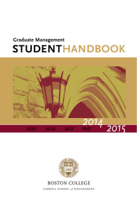 2014 2015 STUDENT HANDBOOK