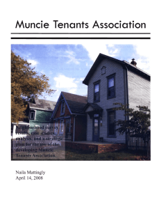 Muncie  Tenants  Association N aila Mattingly April  14, 2008