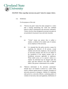 3344-90-03  Policy regarding “persona non grata” status for campus...  (A) Definitions