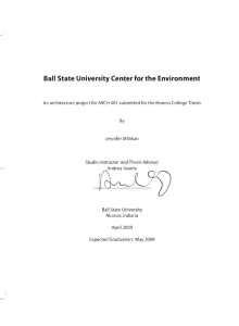 Ball State University Center for the Environment
