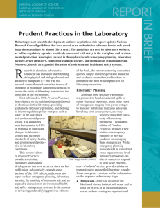 Prudent Practices in the Laboratory