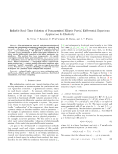 Reliable Real–Time Solution of Parametrized Elliptic Partial Differential Equations: