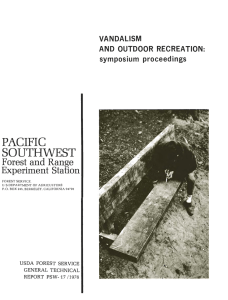 PACIFIC SOUTHWEST Forest and Range Experiment Station