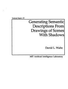 Generating  Semantic Descriptions  From Drawings  of Scenes With Shadows