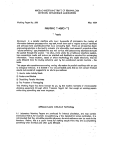 MASSACHUSETTS  INSTITUTE  OF  TECHNOLOGY May,  1984