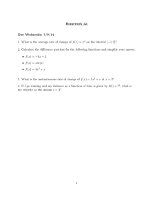 Homework 12: Due Wednesday 7/9/14 on the interval [−1, 2]?
